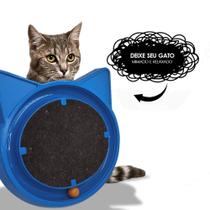 Arranhador para Gatos com Bolinha Brinquedo Pet Interativa Antistress Azul