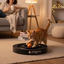Arranhador para Gatos com Bolinha Interativa Antistress Preto - Durável e Seguro Arranhador para Gatos com Bolinha Interativa Antistress Preto - Durável e Seguro