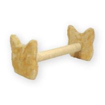 Arranhador Para Gatos Com Sisal Poste Horizontal Cara de Gato