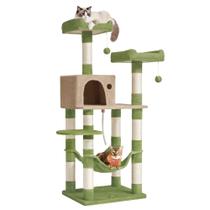 Arranhador para Gatos Feandrea 143 cm com 11 Postes e Cobertura de Pelúcia Arranhador para Gatos Feandrea 143 cm com 11 Postes e Cobertura de Pelúcia
