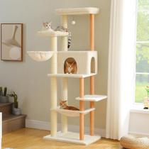 Arranhador para Gatos PAWZ Road 185cm Grande com Redes e Poste para Arranhar