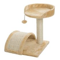 Arranhador Para Gatos Poste Com Brinquedo Peruibe Bege