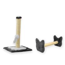 Arranhador Para Gatos Poste P Torre Sisal Com Bolinha Poste Horizontal