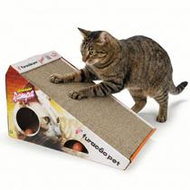 Arranhador Para Gatos Rampa 2 Bolinhas Brinquedo Interativo Antiestresse Papelão Arranhador Para Gatos Rampa 2 Bolinhas Brinquedo Interativo Antiestresse Papelão