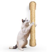 Arranhador Para Gatos Vertical Para Parede Em Sisal Poste Corda 53cm