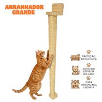 Arranhador Parede (107 cm) Gatos Vertical Sisal Poste Brinquedo Pet Para Casa Felino