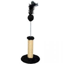 Arranhador Poste Para Pets Gatos Redondo Pequeno em Pelúcia 18x18x23 cm São Pet Arranhador Poste Para Pets Gatos Redondo Pequeno em Pelúcia 18x18x23 cm São Pet
