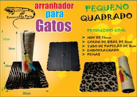 Arranhador quadrado liso pequeno