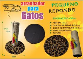Arranhador redondo estampado pequeno Arranhador redondo estampado pequeno
