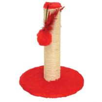 Arranhador Redondo Médio com 1 Plataforma em Pelúcia Lisa 25X33 cm São Pet Arranhador Redondo Médio com 1 Plataforma em Pelúcia Lisa 25X33 cm São Pet