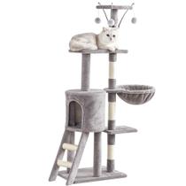 Arranhador torre gato grande luxuoso multifuncional poleiros com sisal 135cm Arranhador torre gato grande luxuoso multifuncional poleiros com sisal 135cm