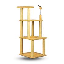 Arranhador Torre para Gatos Grande com Cama de Cestinha e Brinquedo Cat Vienna Arranhador Torre para Gatos Grande com Cama de Cestinha e Brinquedo Cat Vienna