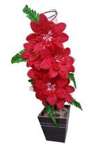 Arranjo Artificial Vermelho Decoração Enfeite Durável - Stop Flores
