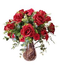 Arranjo Buque De Rosas Mix Flores Artificial 2025
