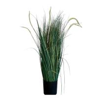 Arranjo Capim Verde Artificial Permanente com Vaso Flor Arte 78cm Florarte Arranjo Capim Verde Artificial Permanente com Vaso Flor Arte 78cm Florarte