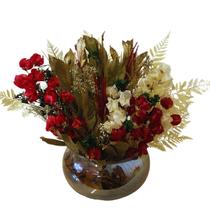 Arranjo Centro De Mesa Plantas Desidratadas Decoração Elegante + Vaso Ambar Dourado Arranjo Centro De Mesa Plantas Desidratadas Decoração Elegante + Vaso Ambar Dourado