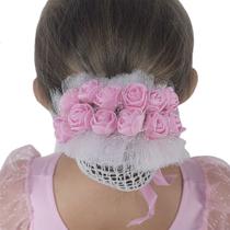 Arranjo de Cabelo Vya Fit Coque Flores Infantil Arranjo de Cabelo Vya Fit Coque Flores Infantil
