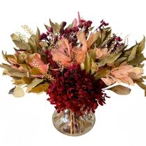 Arranjo de Centro de Mesa com Flores Secas Beleza Natural e Atemporal
