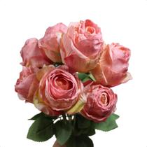 Arranjo De Flores Rosas Artificiais Realistas Enfeite - DIDO FLORES