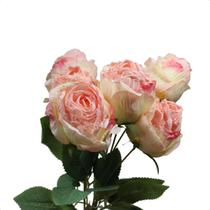 Arranjo De Flores Rosas Artificiais Realistas Enfeite