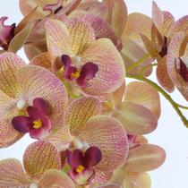 Arranjo de Orquídea de Silicone Vaso Rose Gold Cris