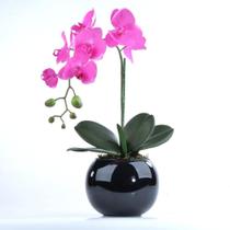 Arranjo de Orquidea Pink Toque Real Pluma - Vila das Flores