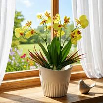 Arranjo de orquídeas artificiais, flores enfeite , sala, banheiro ,prateleiras e todo ambiente que quiser decorar Arranjo de orquídeas artificiais, flores enfeite , sala, banheiro ,prateleiras e todo ambiente que quiser decorar