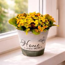 Arranjo de Planta Artificial Decorativa Arranjo Decorativo para Mesa e Ambientes Amarelo 15cm Arranjo de Planta Artificial Decorativa Arranjo Decorativo para Mesa e Ambientes Amarelo 15cm