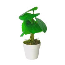 Arranjo de Planta Artificial em Vaso de Plástico Arranjo de Planta Artificial em Vaso de Plástico