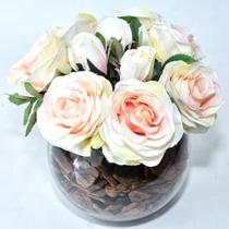vaso de rosas artificiais em Promoção no Magazine Luiza