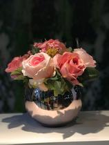 Arranjo de rosas em vaso Rose 25cm - Criart House