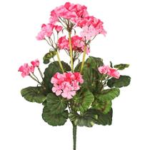 Arranjo floral artificial Vickerman Geranium Bush Pink Arranjo floral artificial Vickerman Geranium Bush Pink