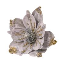 Arranjo Floral Brilhante De 26CM Com Flores Artificiais Para Decoração De Árvore De Natal E Centro