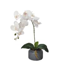 Arranjo Flores De Orquídeas Clássico Vaso Cerâmica Bete - La Caza Store