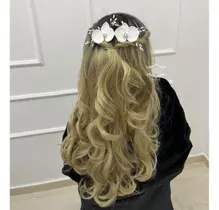 Arranjo Grinalda Cabelo Orquídea Noiva Enfeite Presilha A33