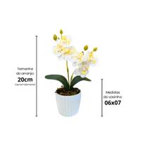 Arranjo Mini Orquídeas Diversas Cores Artificial Flores Decoração Casa Escritório Hall Vaso Moderno Arranjo Mini Orquídeas Diversas Cores Artificial Flores Decoração Casa Escritório Hall Vaso Moderno