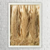 Arranjo no Quadro Flores Secas Pluminha + Pampas 30x42 Arranjo no Quadro Flores Secas Pluminha + Pampas 30x42
