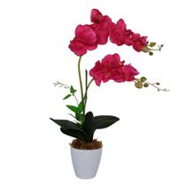 Arranjo Orquídea Rosa Pink Artificial Decoraçãomesa Enfeite