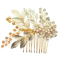 Arranjo Tiara Cabelo Noivas Pente Flores Brancas Alto Luxo Arranjo Tiara Cabelo Noivas Pente Flores Brancas Alto Luxo