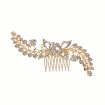 Arranjo Tiara Strass Noiva Madrinha Luxo Brilhoso Borboleta