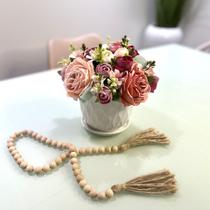Arranjo valentina com peônias e camélias24ax25l/cm