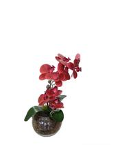 Arranjo Vaso de Orquídea C/Pétalas de silicone Arranjo Vaso de Orquídea C/Pétalas de silicone