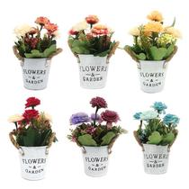 Arranjo Yangzi Vaso em Metal e Flor Artificial 20584