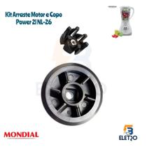 Arrastador do Motor e Do Copo para Liquidificador Mondial Power 2i NL-26