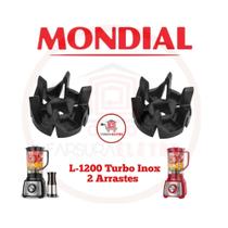 Arraste Acoplamento do Copo 2 Peças Liquidificador Mondial Turbo L-1200 Arraste Acoplamento do Copo 2 Peças Liquidificador Mondial Turbo L-1200