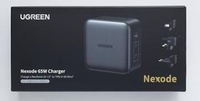 arregador de viagem UGREEN Nexode 65W GaN com Adaptadores Universais PD 3.0 QC4.0 2-USB-C + 1-USB-A