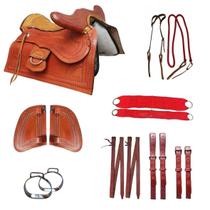 Arreio Assento Macio, Ferragens Inox, Couro Genuíno