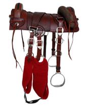 Arreio Banana Pantaneiro Completo Luxo Maneador Inox Gaucho