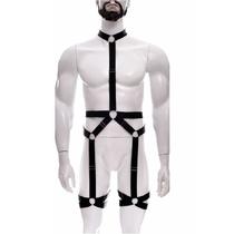 Arreio body harness figurino masculino corpo inteiro ligas elastico