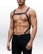 Arreio Harness Masculino Elástico com Mosquetão e Presilha para Calça